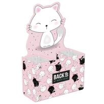 Opakowanie Pojemnik na przybory szkolne backup 3 a 35 kotki różowy