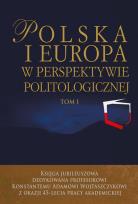 Okładka książki Polska i Europa w perspektywie politologicznej