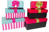 Opakowanie Pudełko Prostokąt czarny cukierek M ROZETTE