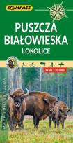 Okładka książki Puszcza Białowieska i okolice mapa turystyczna 1: 50 000