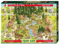 Opakowanie Puzzle 1000 Funky ZOO, Leśne ZOO