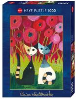 Opakowanie Puzzle 1000 Szczęśliwa para kotów