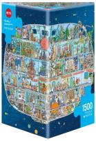 Opakowanie Puzzle 1500 Statek kosmiczny(Puzzle+plakat)