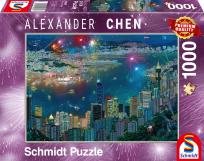 Opakowanie Puzzle PQ 1000 Fajerwerki nad Hongkongiem G3