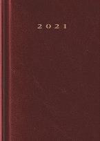 Opakowanie Terminarz 2021 B7 Madrid bordowy