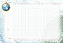 Opakowanie Terminarz 2021 Planer B3 z listwą MiP Globus