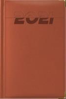 Opakowanie Terminarz 2021 Średni B6 Lux Złocony brązowy