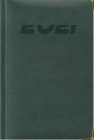 Opakowanie Terminarz 2021 Średni B6 Lux Złocony zielony