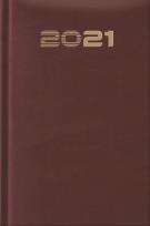 Opakowanie Terminarz 2021 Standard B6 bordowy