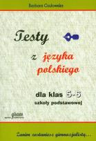 Okładka książki Testy z języka polskiego dla kl. 5-6 GRAM