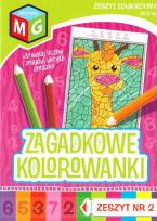 Okładka książki Zagadkowe kolorowanki nr 2