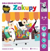 Okładka książki Zakupy. Gra edukacyjna. Kapitan Nauka