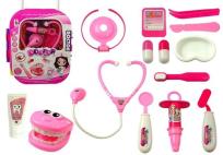 Opakowanie Zestaw lekarski w walizce różowy