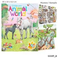 Opakowanie Zestaw z naklejkami Animal World 11147A