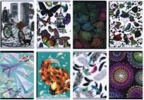 Opakowanie Zeszyt PP Fun A5 60k kratka 80gsm pakiet 4 sztuki