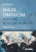 Okładka książki Analiza strategiczna w dziedzinie bezpieczeństwa
