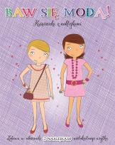 Okładka książki Baw się modą z naklejkami - Fioletowa