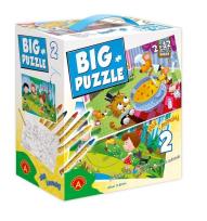 Opakowanie Big Puzzle 2 - Skakanka i Restauracja ALEX