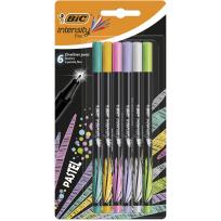 Opakowanie Cienkopisy BIC Intensity Fine mix Pastel blister 6 kolorów