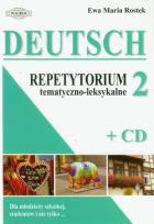 Okładka książki Deutsch. Repetytorium 2 tem-leks. CD Gratis WAGROS
