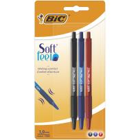 Opakowanie Długopis BIC Soft Feel mix AST blister 3szt