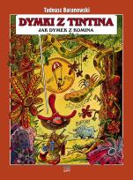 Okładka książki Dymki z Tintina, jak dymek z komina