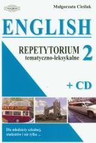 Okładka książki English 2 Repetytorium tematyczno-leksykalne z płytą CD