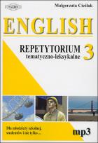 Okładka książki English. Repetytorium 3 tem-leks.+ MP3 WAGROS