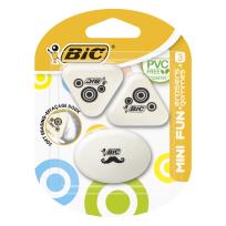 Opakowanie Gumka BIC Mini Fun Blister 3szt