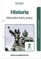 Okładka książki Historia LO 2 Maturalne karty pracy ZR cz.1-2