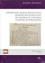 Opakowanie Inventoria Rerum Musicalium Domum Societatis..