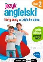 Okładka książki Język angielski Klasa 2 Karty pracy w szkole i w domu 