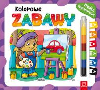 Okładka książki Kolorowe zabawy. Kredka segmentowa