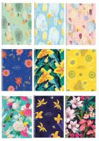 Opakowanie Kołozeszyt A5/96K kratka Secret Garden ASTRA