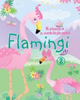 Okładka książki Książka z naklejkami. Flamingi 2