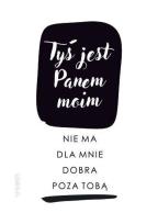 Opakowanie Magnes na lodówkę - Tyś jest Panem moim ciemny