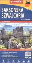 Okładka książki Mapa tur. - Saksońska Szwajcaria cz. zach