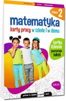 Okładka książki Matematyka SP 2 Karty pracy w szkole i w domu
