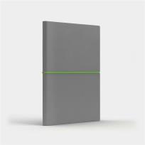 Opakowanie Notatnik A5 Fun M kropki jasnoszary/jasnozielony