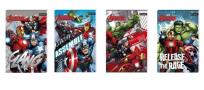 Opakowanie Notes A6/30K z poddrukiem Avengers (12szt)