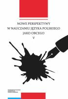 Opakowanie Nowe perspektywy w nauczaniu języka polskiego jako obcego V