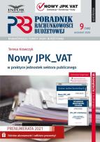 Okładka książki Nowy JPK_VAT w praktyce jednostek sektora publicznego