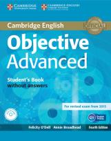 Okładka książki Objective Advanced Student's Book withoul answers + CD