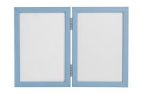 Opakowanie Odcisk bobasa ramka podwójna z glinką niebieska