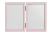 Opakowanie Odcisk bobasa ramka podwójna z glinką różowy