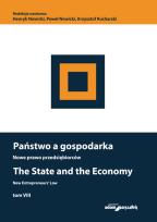 Okładka książki Państwo a gospodarka Nowe prawo przedsiębiorców Tom VIII