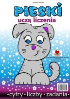 Okładka książki Pieski uczą liczenia. Cyfry Liczby Zadania