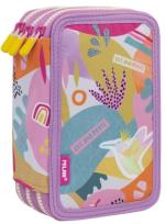 Opakowanie Piórnik 3 poz. z wyprawką Cut&Paste różowy MILAN