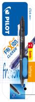 Opakowanie Pióro kulkowe Pilot Frixion Clicker czarne + gumka blister