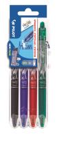 Opakowanie Pióro kulkowe Pilot Frixion Clicker Tattoo 4 kolory